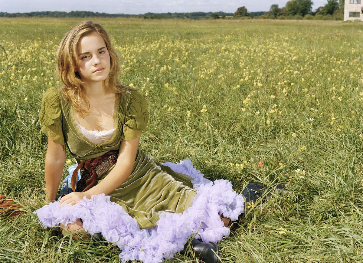 Эмма Уотсон в 2005 году в фотосессии Вики Форши